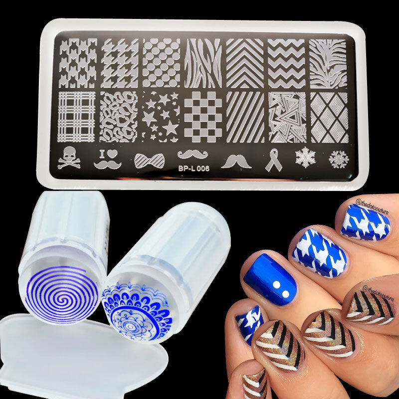 Лучшее для стемпинга. Стэмп в маникюре. Nail Art Polish Manicure stamp Set Stamping Plates Stamper Scraper Kit DIY Tool. Стемпинг для ногтей. Маникюр стемпинг.